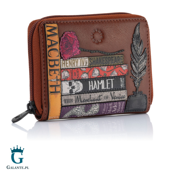 Portfelik damski skórzany Literatura Klasyczna Yoshi Y1256