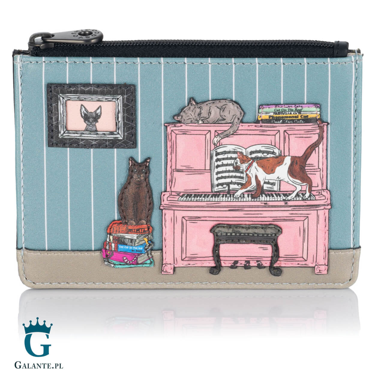 Portfelik damski skórzany Literatura Klasyczna Yoshi Y1256