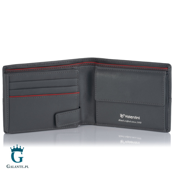 Portfel męski Valentini 154-267 Ferrari Red & Grey