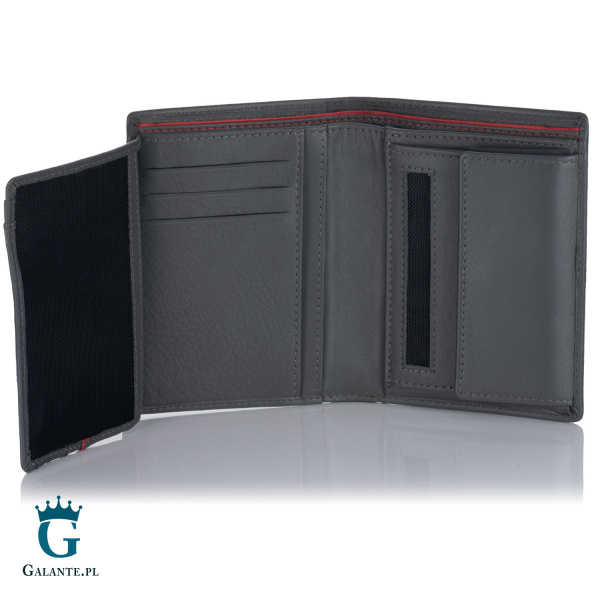 Portfel męski Valentini 154-266 Ferrari Red & Grey