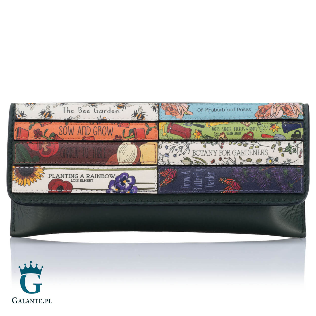 Skórzany futerał na okulary Jane Austen Yoshi Y4309 – szary