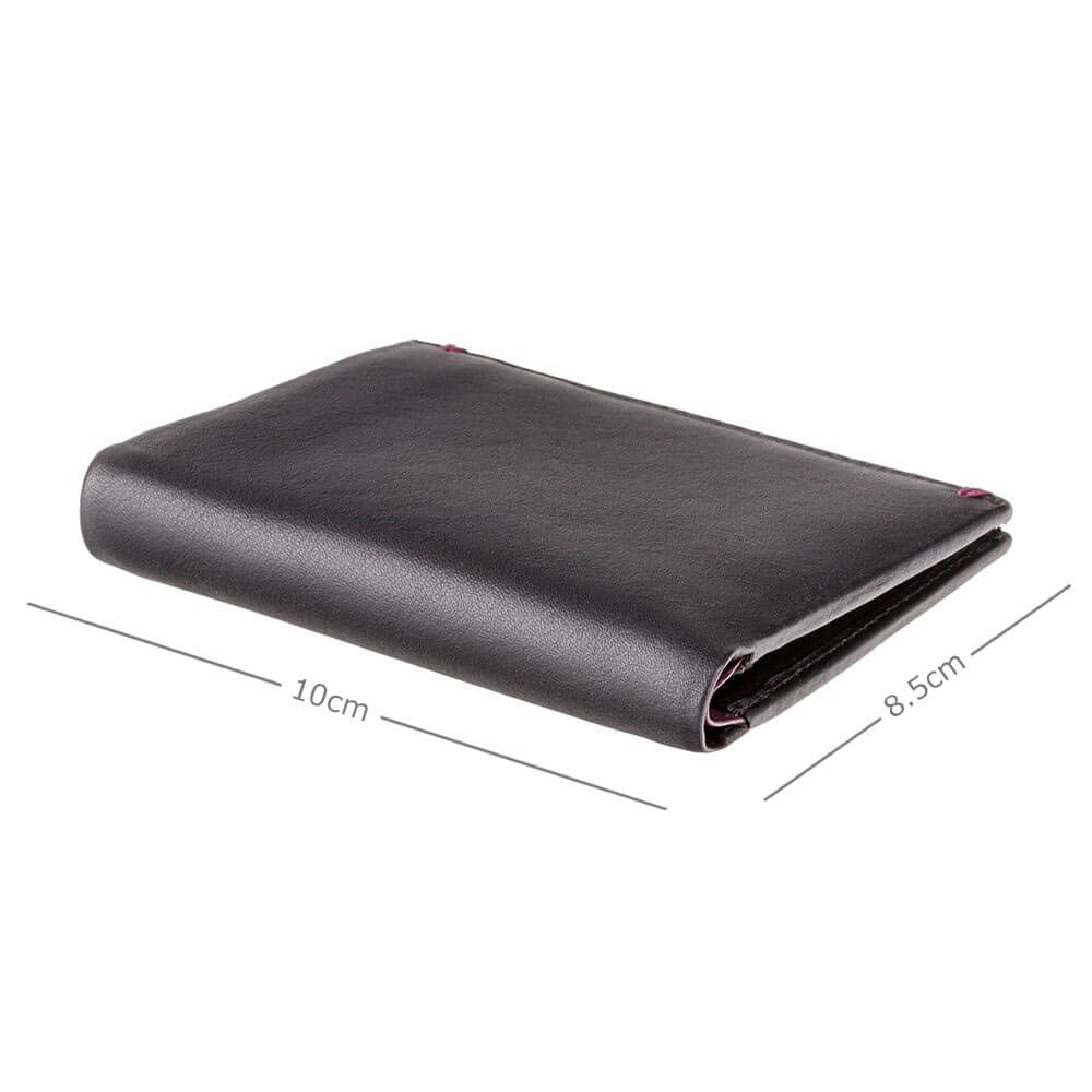 AP60_Thun_Black_Burgundy – 4 Cienka skórzana banknotówka męska Visconti AP-60 – burgund