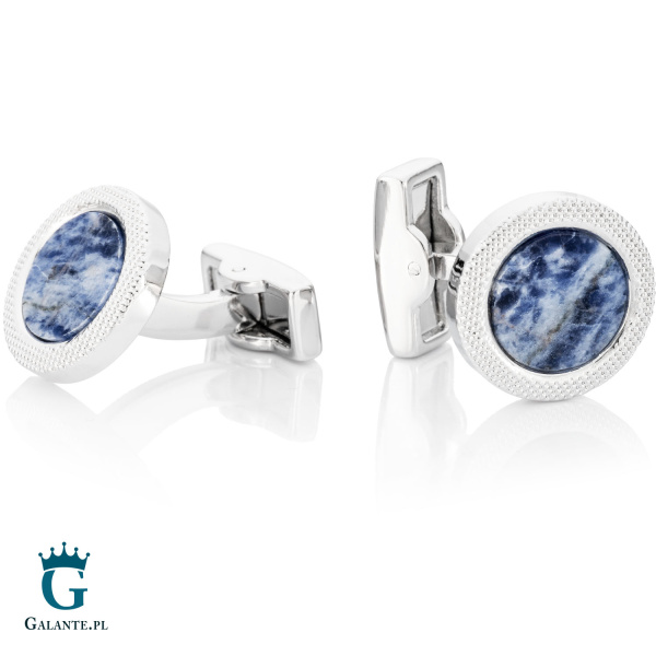 Spinki do mankietów z sodalitem SD-1121