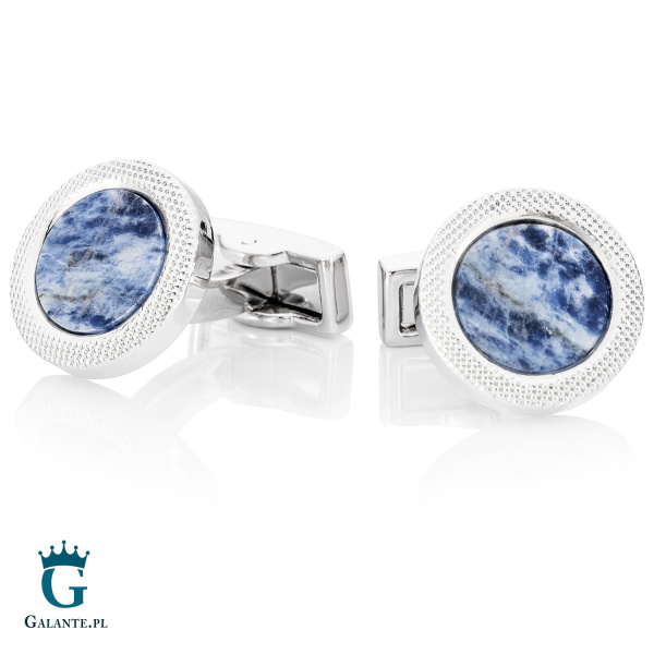 Spinki do mankietów z sodalitem SD-1121