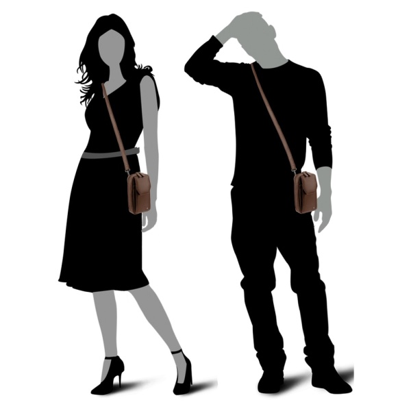 Skórzana saszetka podróżna Visconti S-45