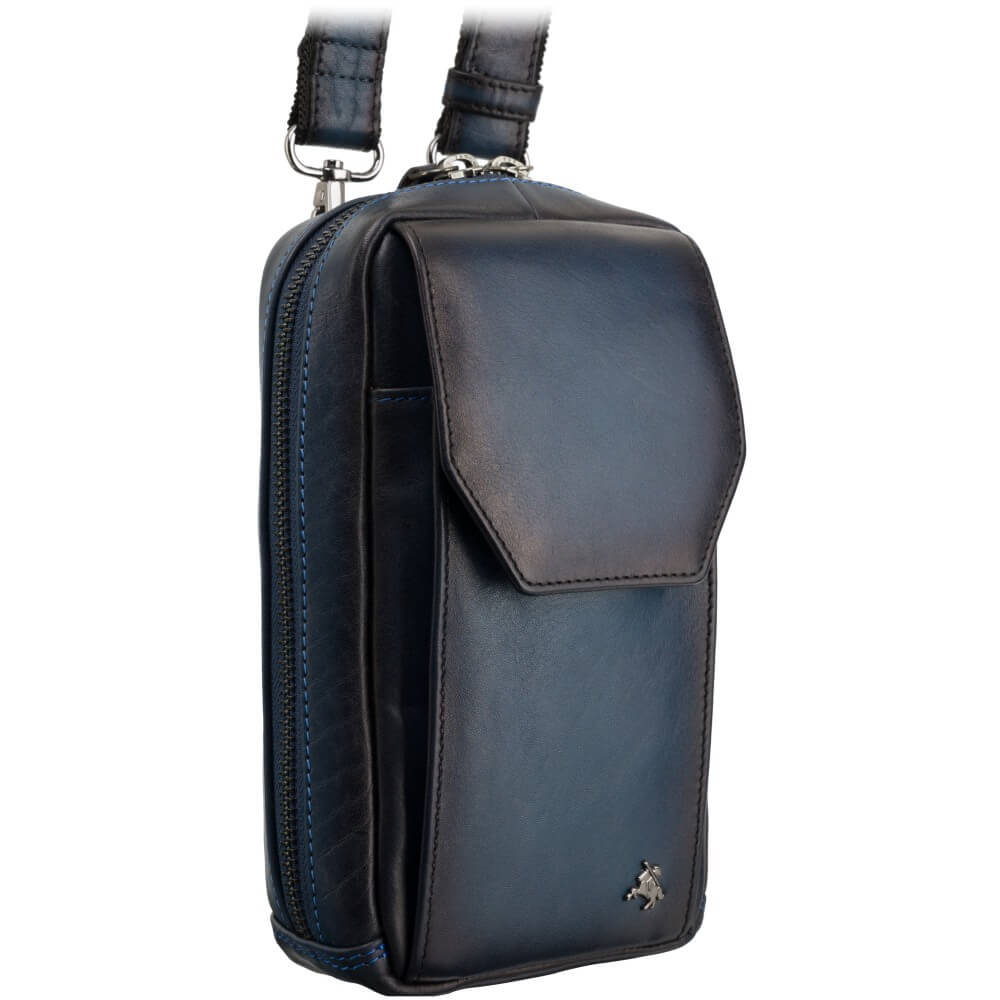 AT45_Alex_Burnish_Blue_2 Skórzana saszetka podróżna Visconti Atelier granatowa