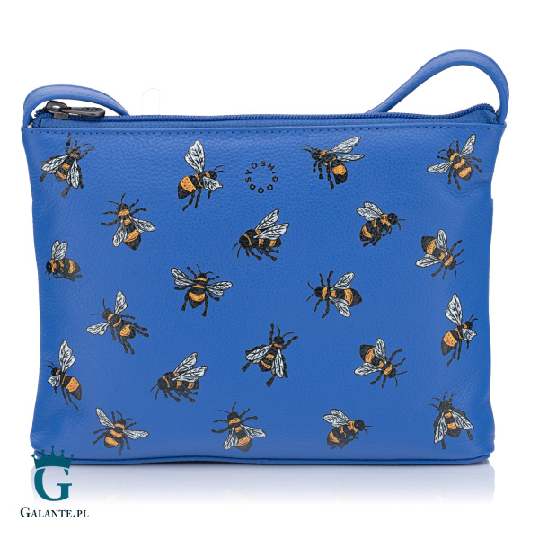 Mała skórzana listonoszka damska Pszczoły Yoshi