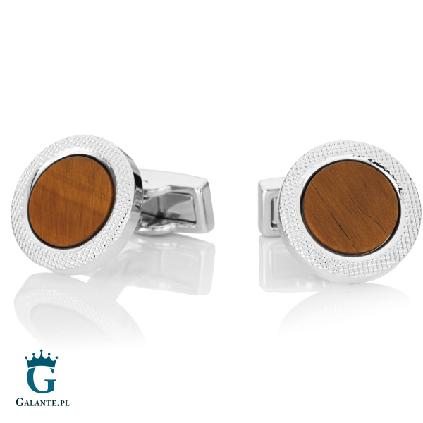 Spinki do mankietów Tygrysie Oko SD-1122