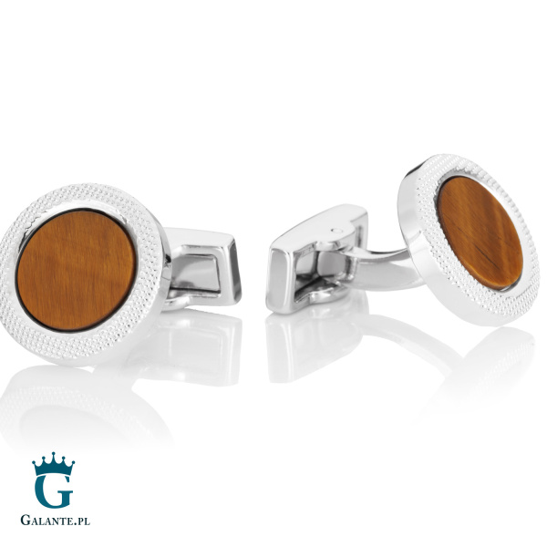 Spinki do mankietów Tygrysie Oko SD-1122