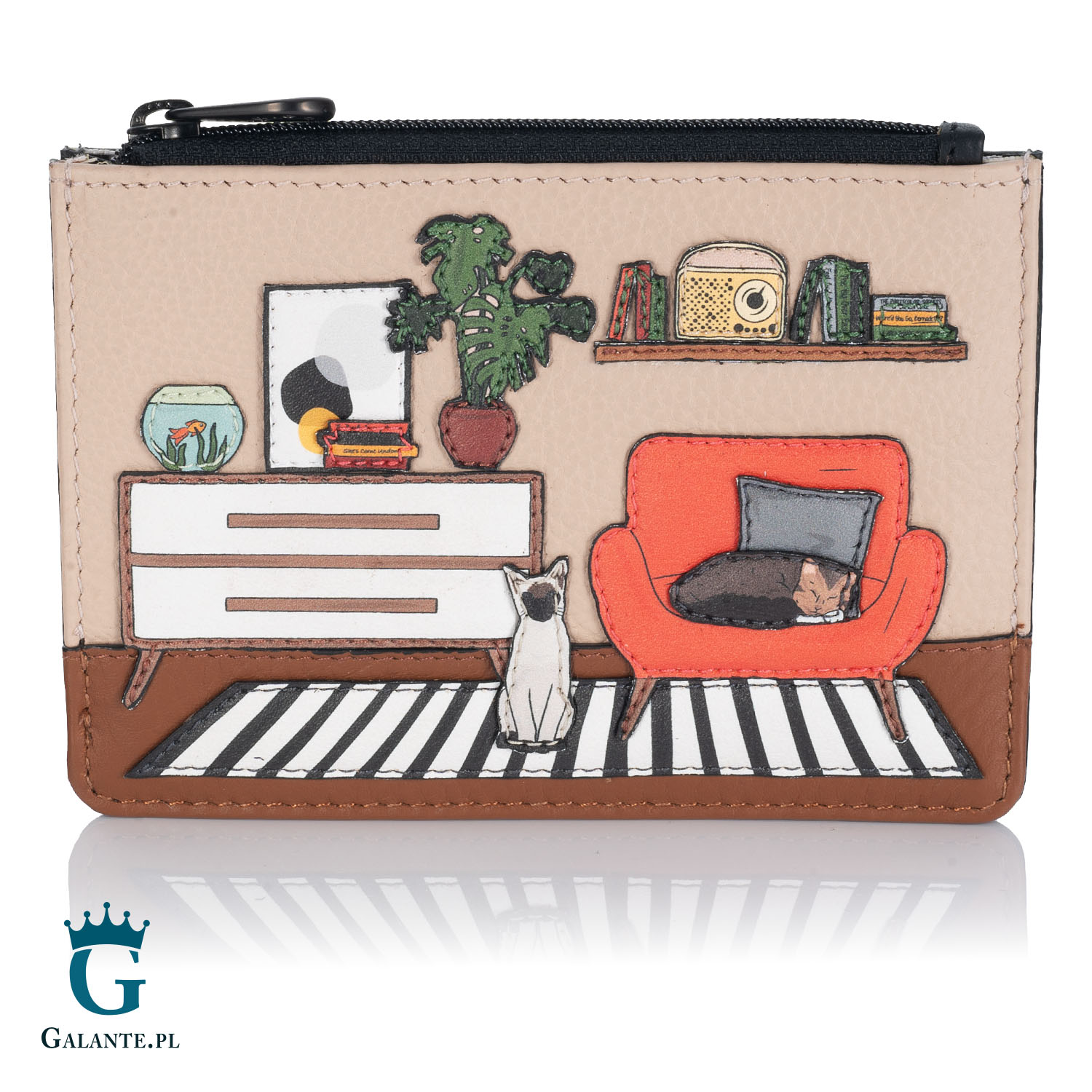 Portfel damski na bilon i karty Salonik Yoshi Y1321