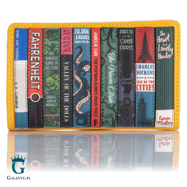 Żółty portfelik damski Literatura Yoshi Y1089