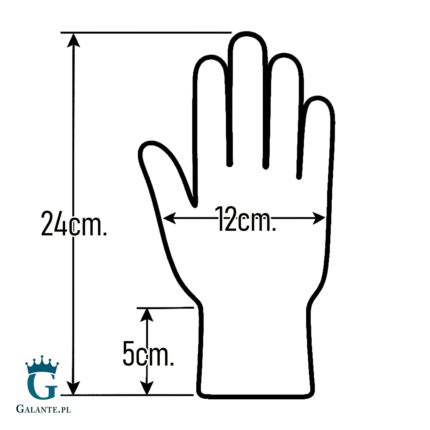 Zielone wełniane rękawiczki zimowe RWA-009