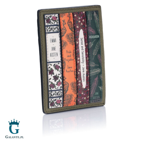 Skórzane etui na karty Jane Austen Yoshi Y1213