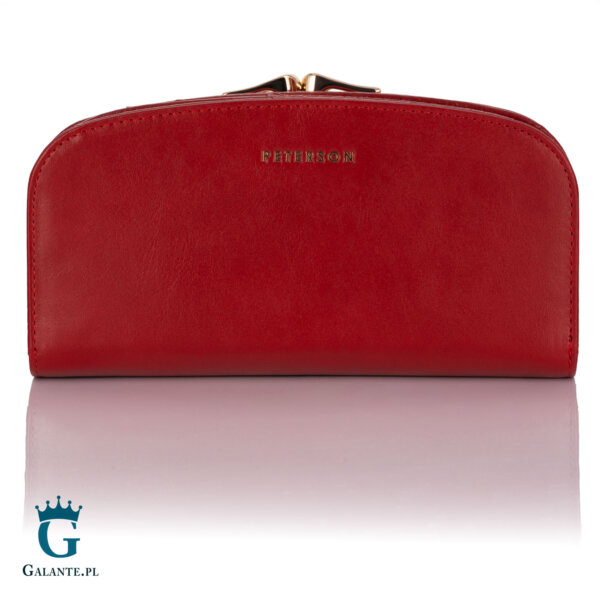 Skórzany Portfel Damski Organizer PETERSON 42123