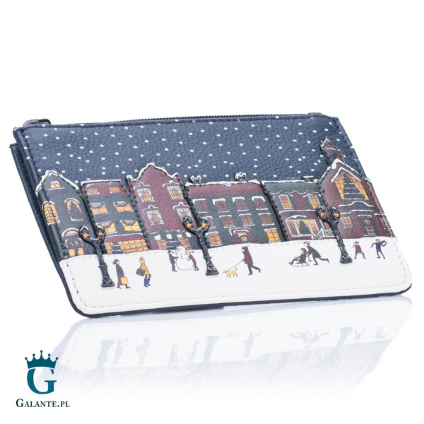 Portfel damski na bilon i karty Magiczna Zima Yoshi