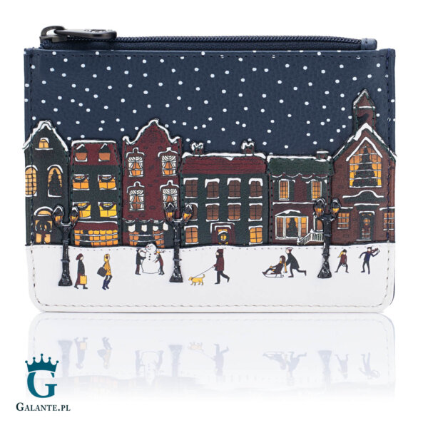 Portfel damski na bilon i karty Magiczna Zima Yoshi