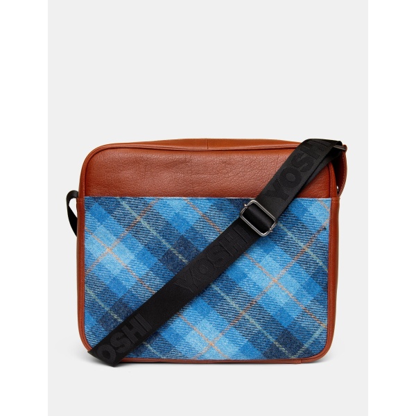 Duża skórzana torba na ramię Szkocka Krowa Yoshi YMB01