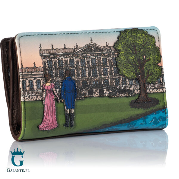 Skórzany portfel damski Pemberley Jane Austen Yoshi Y1089