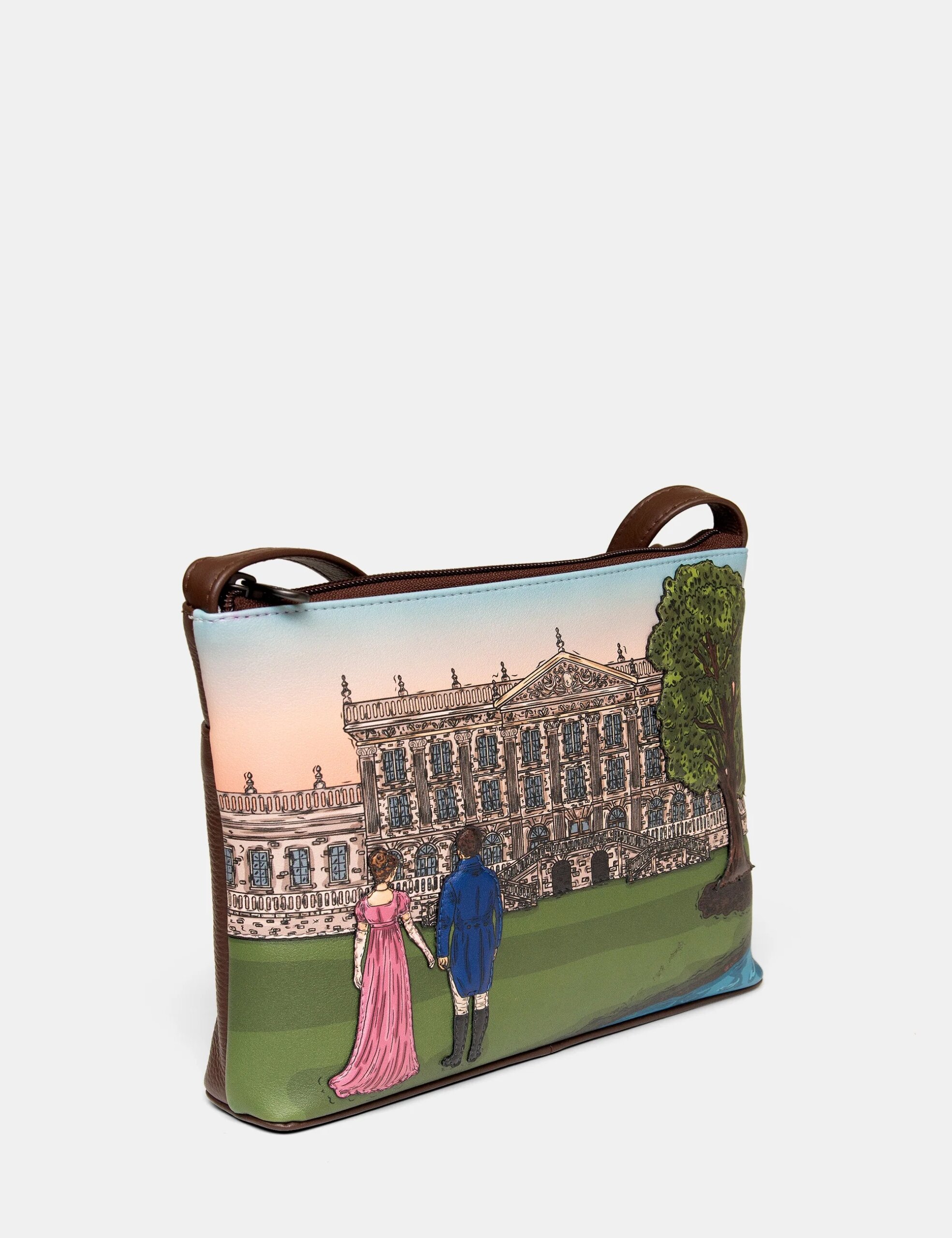 YB214-Pemberley-1813-Side Mała listonoszka damska Pemberley Jane Austen Yoshi YB214