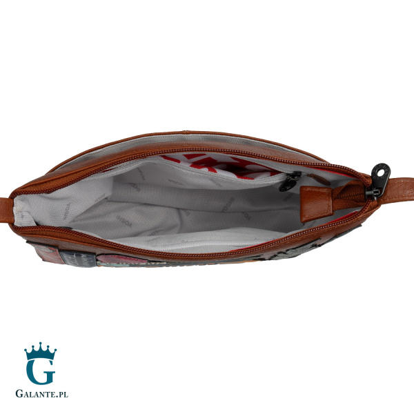 Mała brązowa listonoszka damska Literatura Klasyczna Yoshi YB214