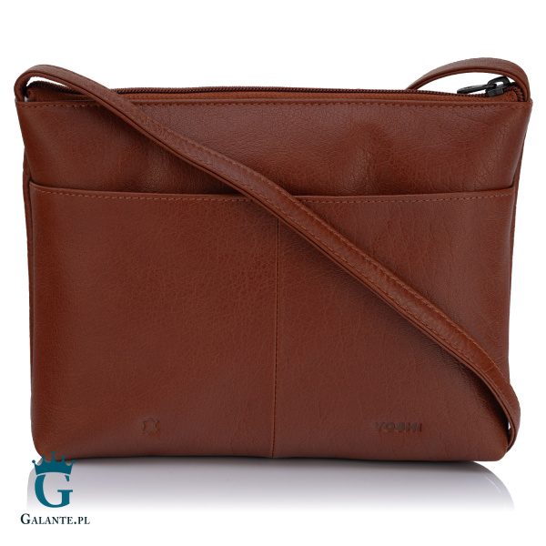 Mała brązowa listonoszka damska Literatura Klasyczna Yoshi YB214