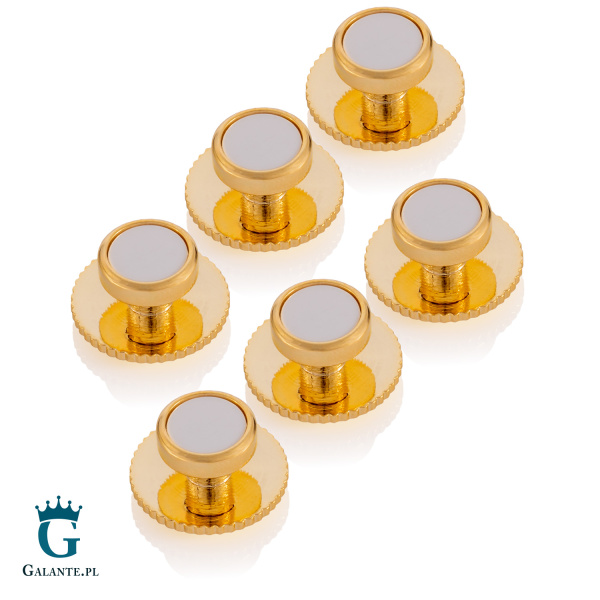 Złote guziki smokingowe SSD-5104 (6 guzików)