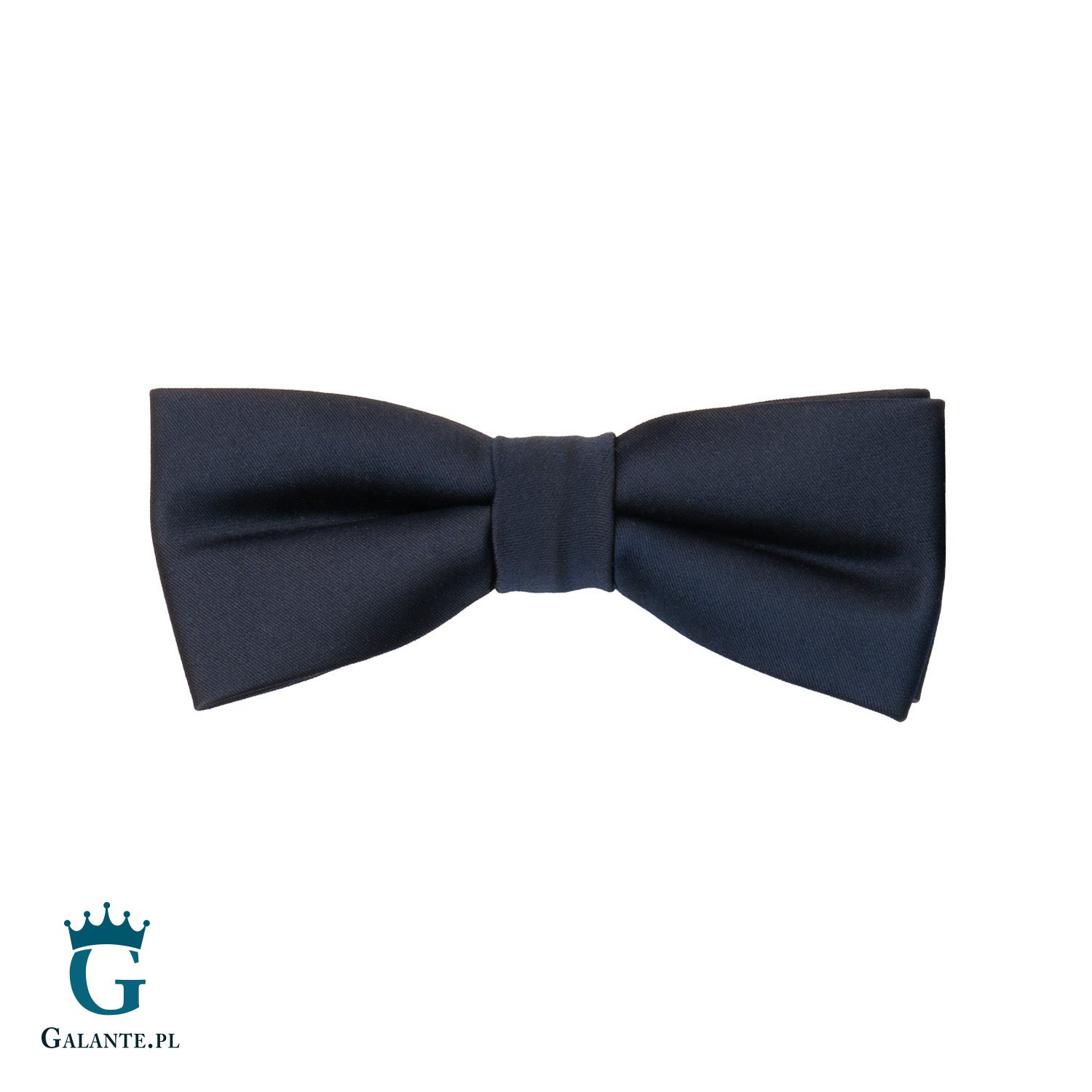 Zestaw muszka i ciemnogranatowe szelki w kropki L9803