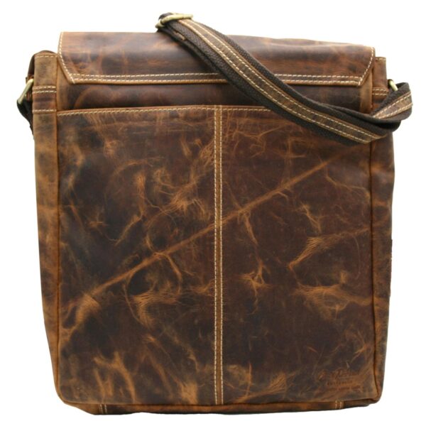 Torba na ramię listonoszka męska PETERSON 788 – brązowa