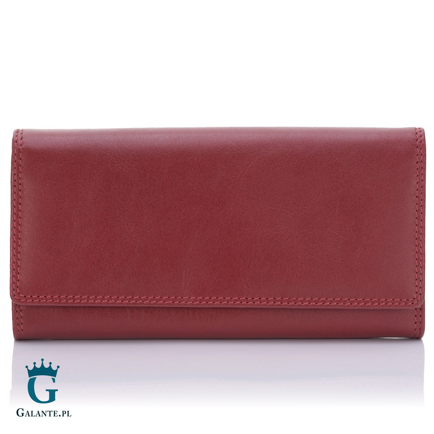 Elegancki portfel damski Visconti HT-35 czerwony