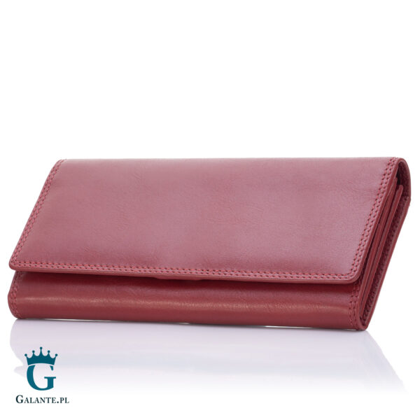 Elegancki portfel damski Visconti HT-35 z RFID – czerwony