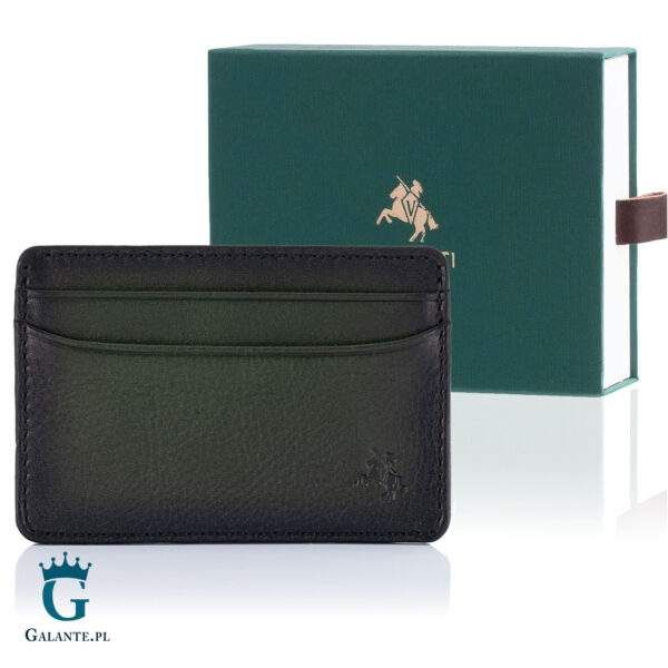 Małe skórzane etui na karty Visconti Atelier AT-54