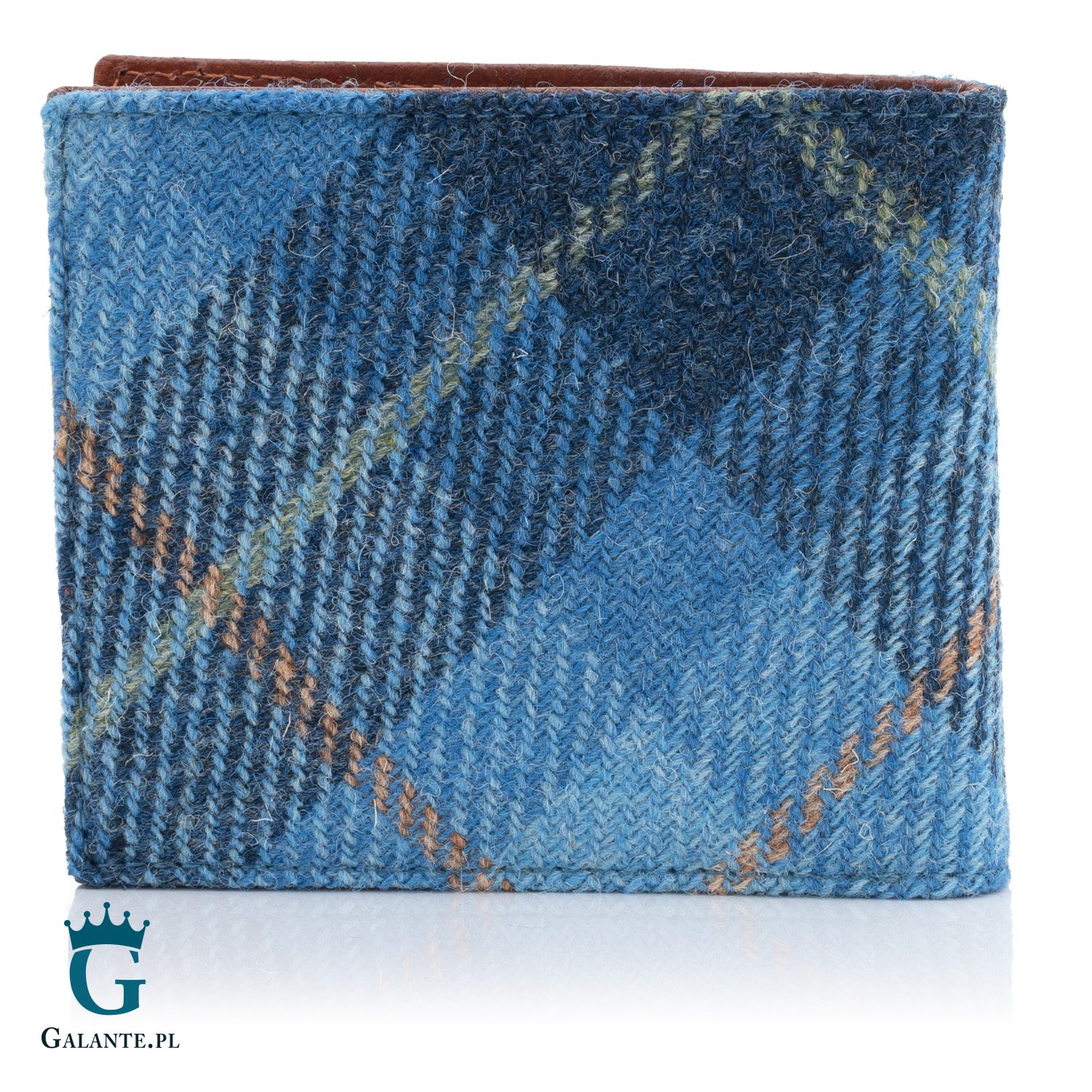 Skórzany portfel męski Yoshi Szkocka Krowa Y2378