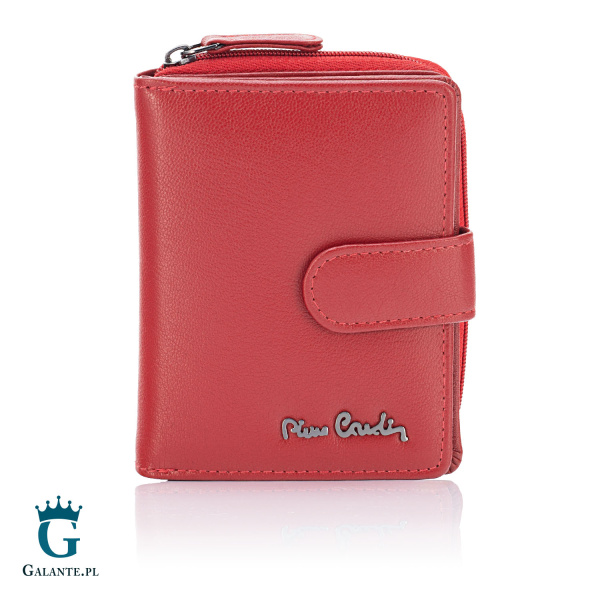 Portfelik damski skórzany Pierre Cardin TILAK155 czerwony
