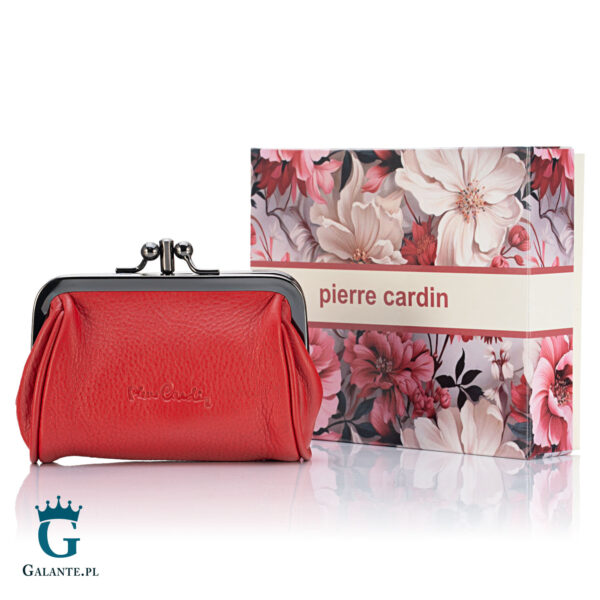 Skórzana bilonówka damska na bigiel Pierre Cardin