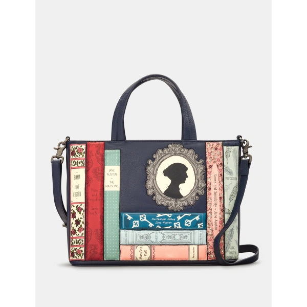 Torebka shopperka damska Jane Austen Yoshi granatowa