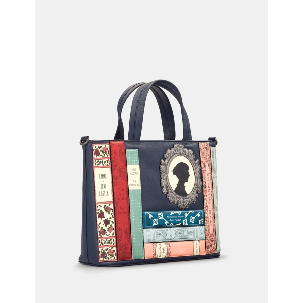 Torebka shopperka damska Jane Austen Yoshi granatowa