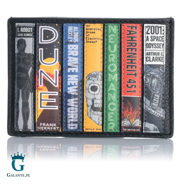 Skórzane etui na karty Literatura SF Yoshi