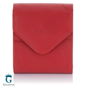 Kolorowy portfel damski skóra Valentini 123-550 różowy