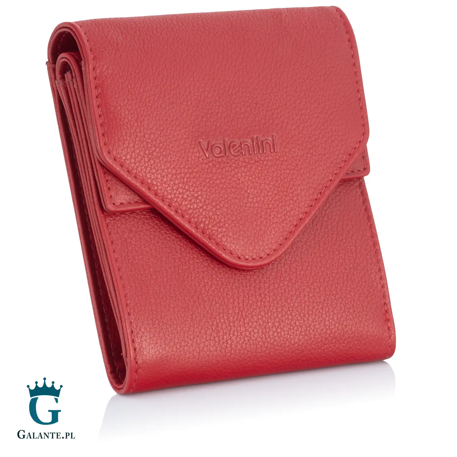 Mały skórzany portfelik damski Valentini 107-417