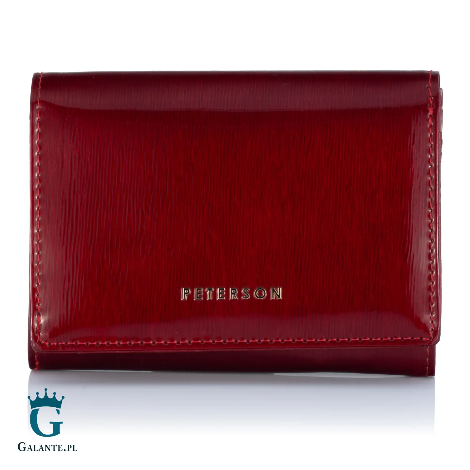 Elegancki lakierowany portfel damski PETERSON 445-SH