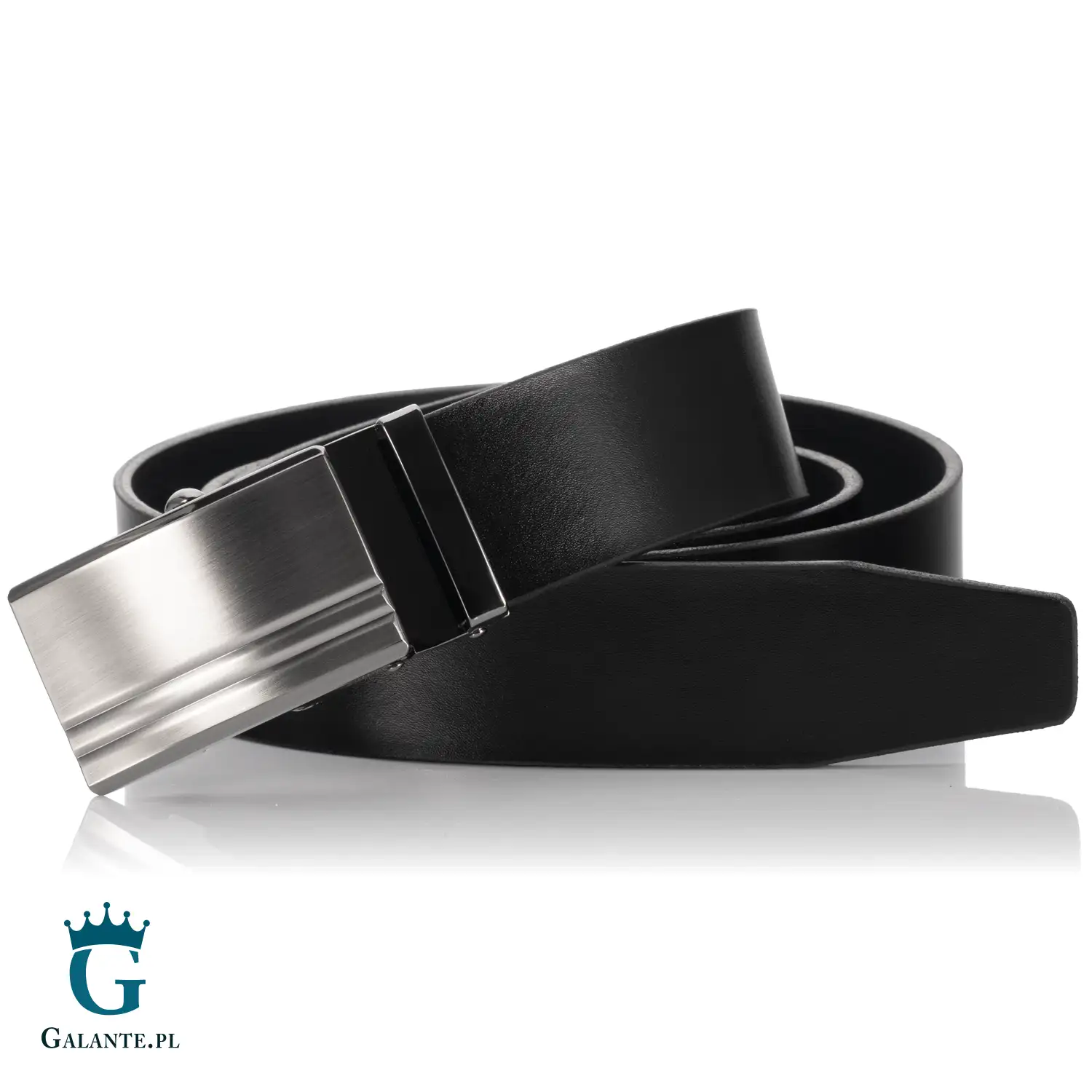 Elegancki pasek skórzany Lindenmann 5082