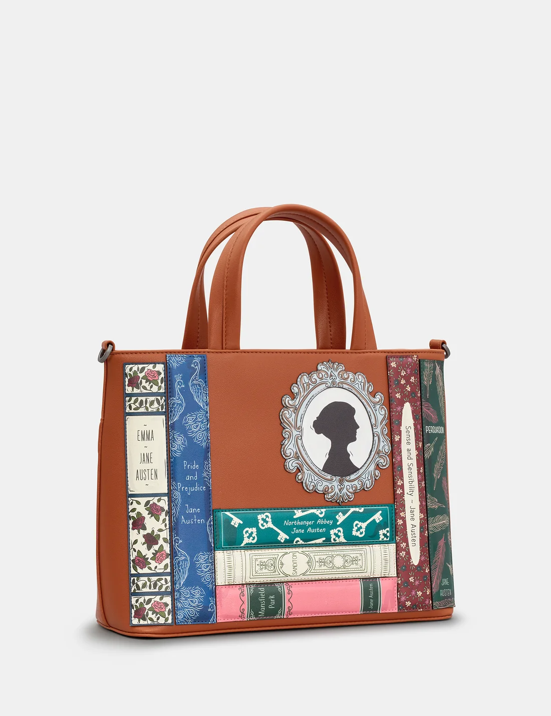 Torebka shopperka Jane Austen ze skóry wege New Disguise brązowa