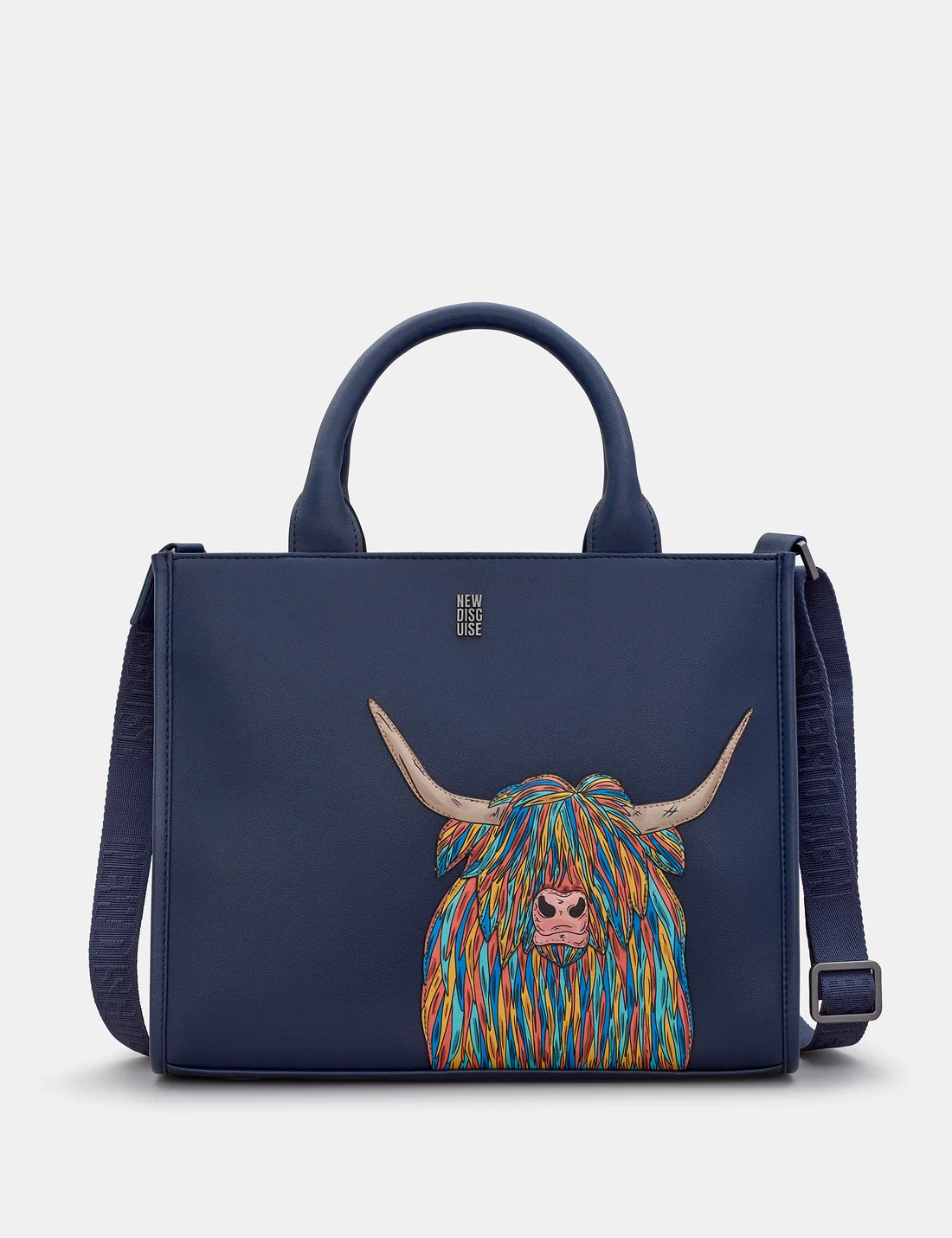 Torebka shopperka ze skóry wege Szkocka Krowa New Disguise