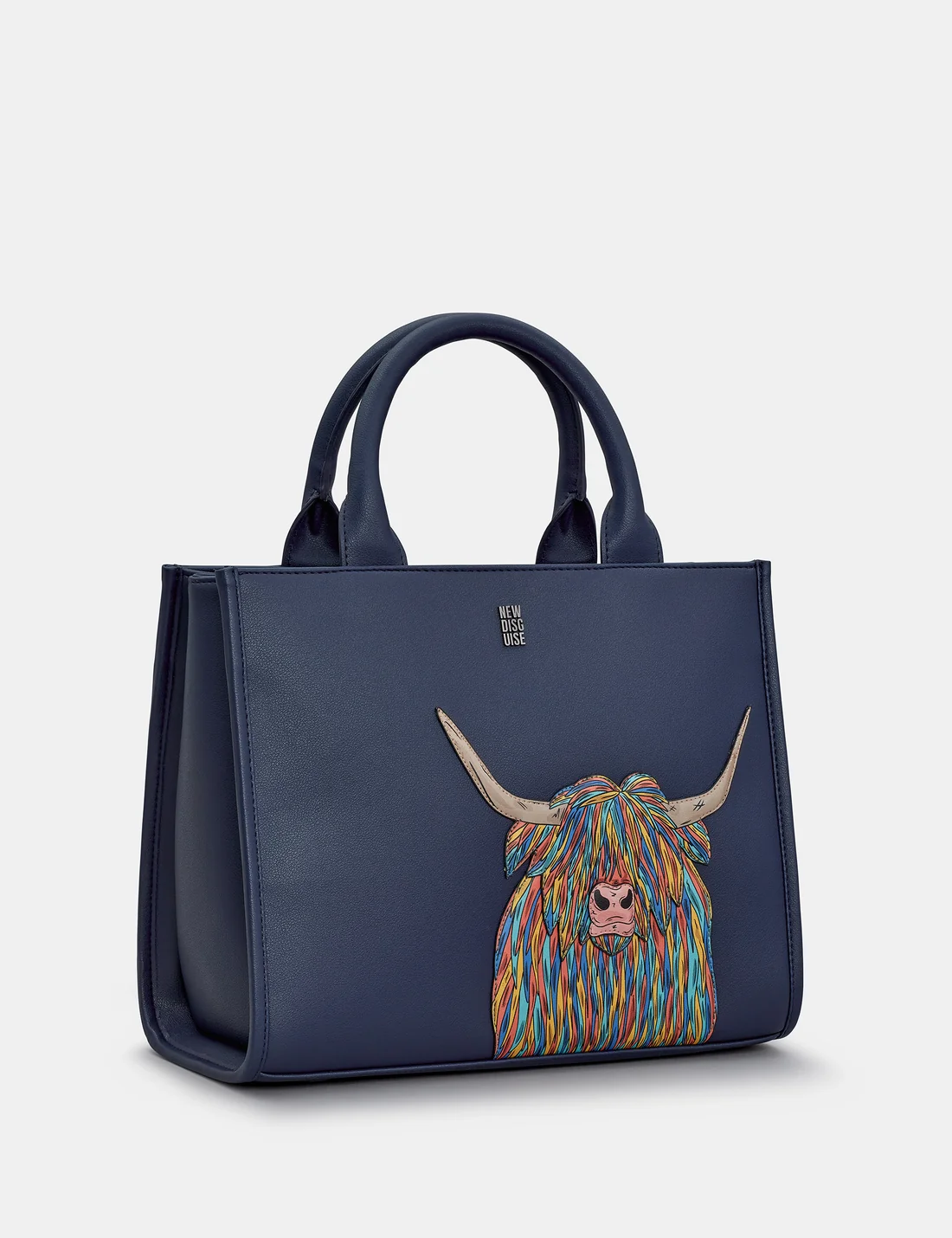 Torebka shopperka ze skóry wege Szkocka Krowa New Disguise
